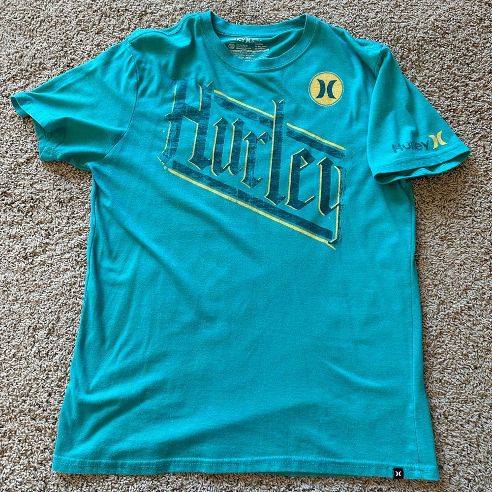 Men’s Hurley Tee, Teal, Large